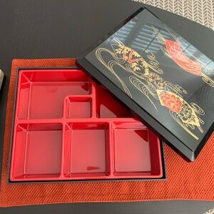 4x Japanese bento box - All 4 of them